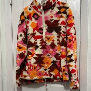 No Boundaries Multicolor Fleece Jacket